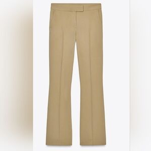 Zara Tan Flared Trousers